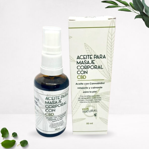 Aceite para masajes Body Recovery CBD Cannagustin